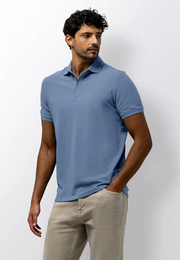 Polo's korte mouw blauw State of Art