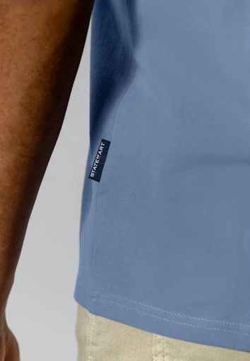 Polo's korte mouw blauw State of Art - Image 6