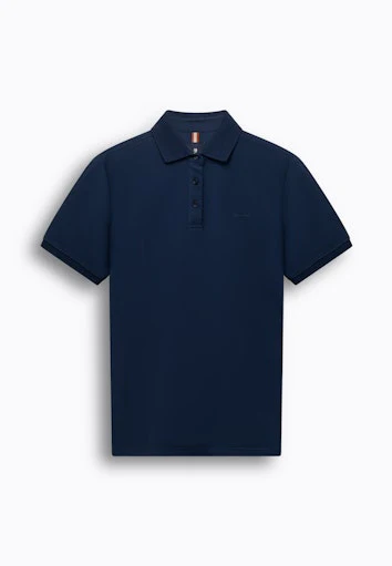 Polo's korte mouw blauw State of Art