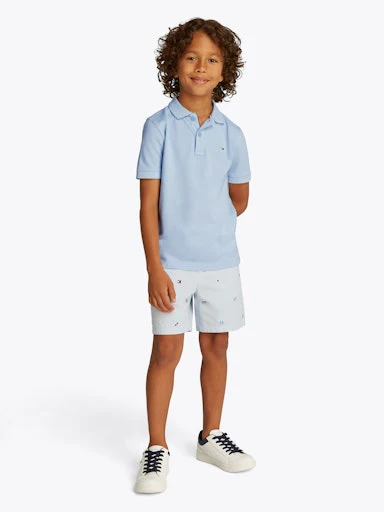 Polo's korte mouw blauw Tommy Hilfiger