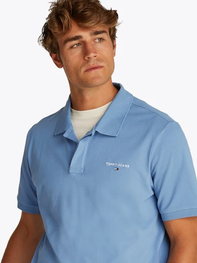 Polo's korte mouw blauw Tommy Jeans - Image 4