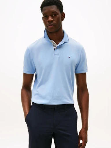 Polo's korte mouw blauw Tommy Hilfiger
