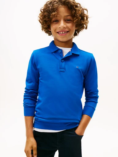 Polo's korte mouw blauw Tommy Hilfiger