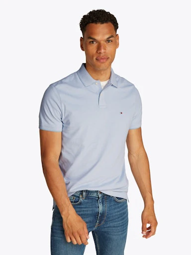 Polo's korte mouw blauw Tommy Hilfiger