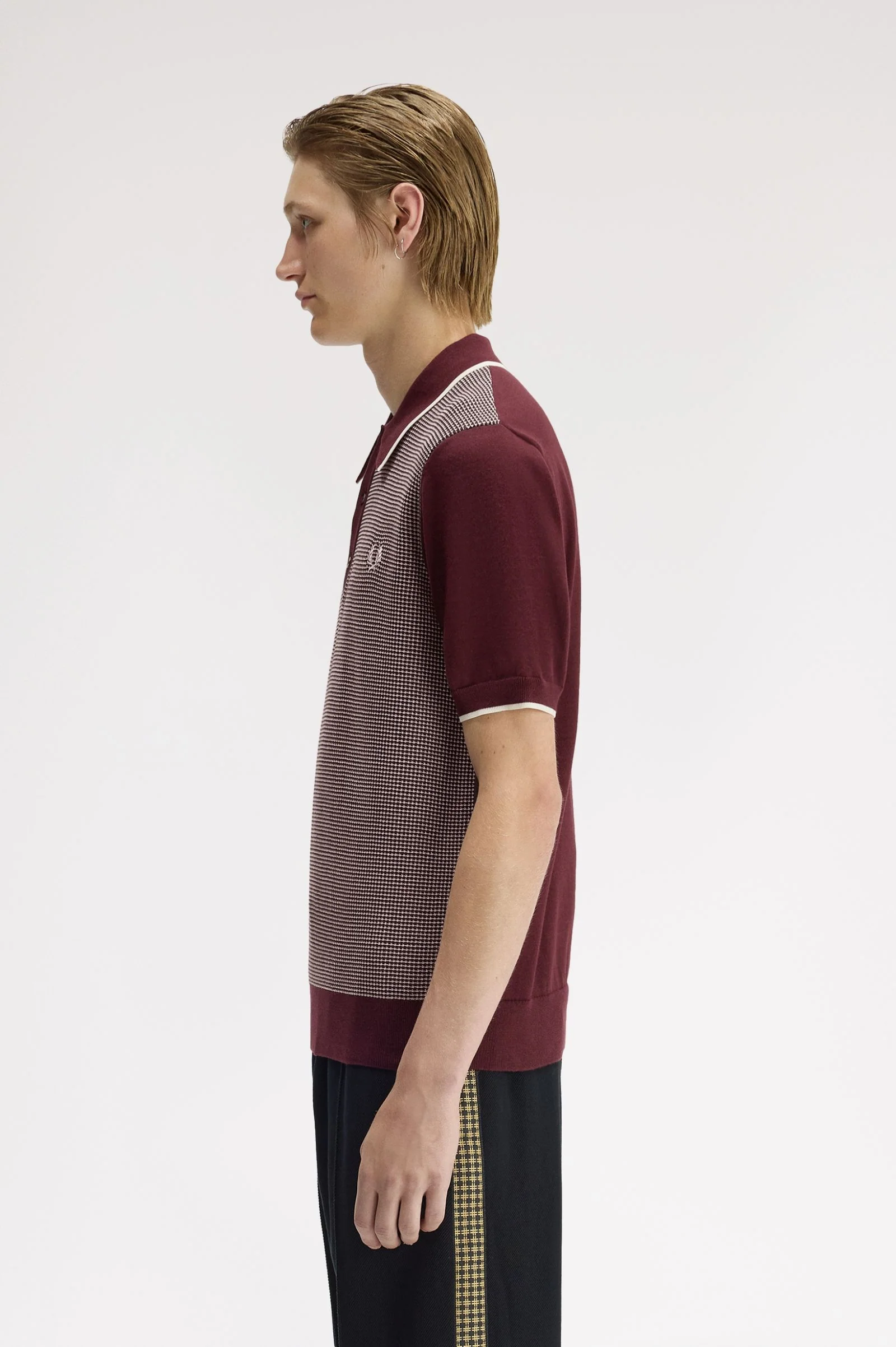 Polo's korte mouw bordeaux Fred Perry - Image 4