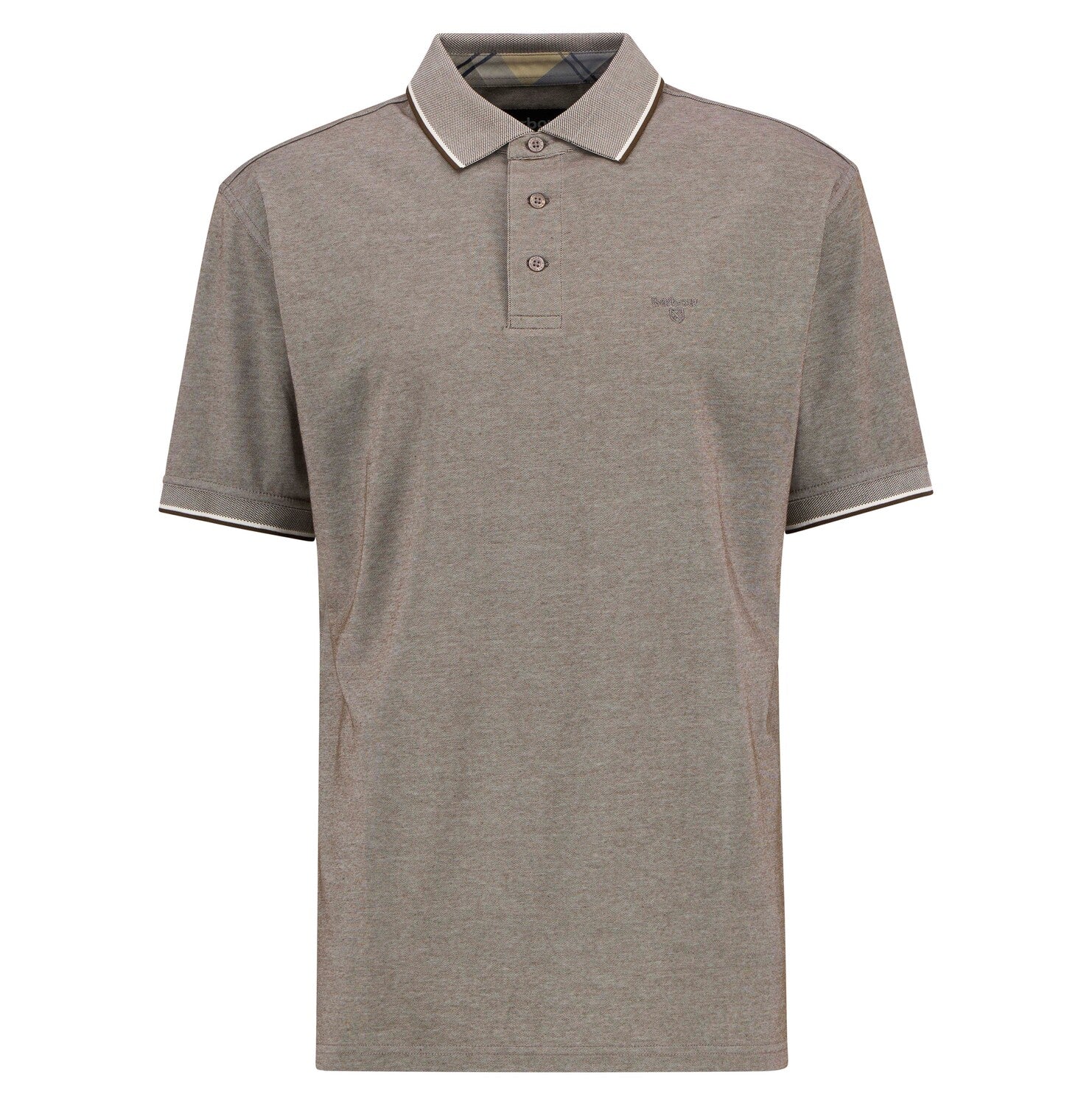 Polo's korte mouw bruin Barbour