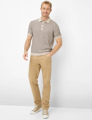 Polo's korte mouw bruin BRAX - Image 3