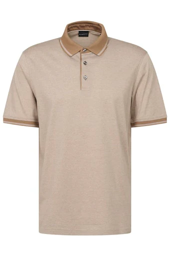 Polo's korte mouw bruin Bugatti