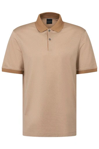 Polo's korte mouw bruin Bugatti