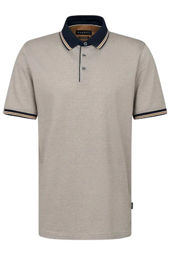 Polo's korte mouw bruin Bugatti