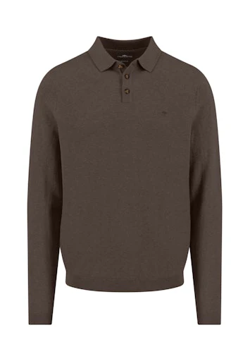 Polo's lange mouw bruin Fynch-Hatton