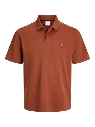 Polo's korte mouw bruin JACK & JONES