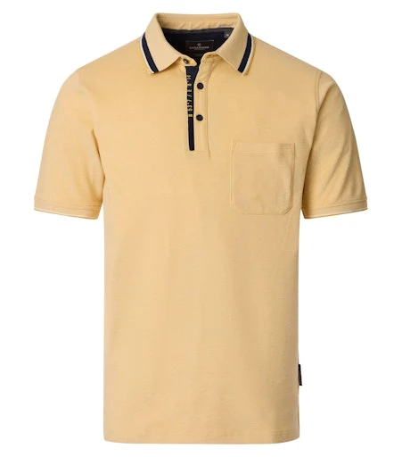 Polo's korte mouw geel Casa Moda