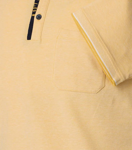 Polo's korte mouw geel Casa Moda - Image 2