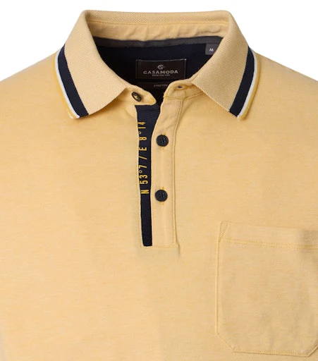 Polo's korte mouw geel Casa Moda - Image 3