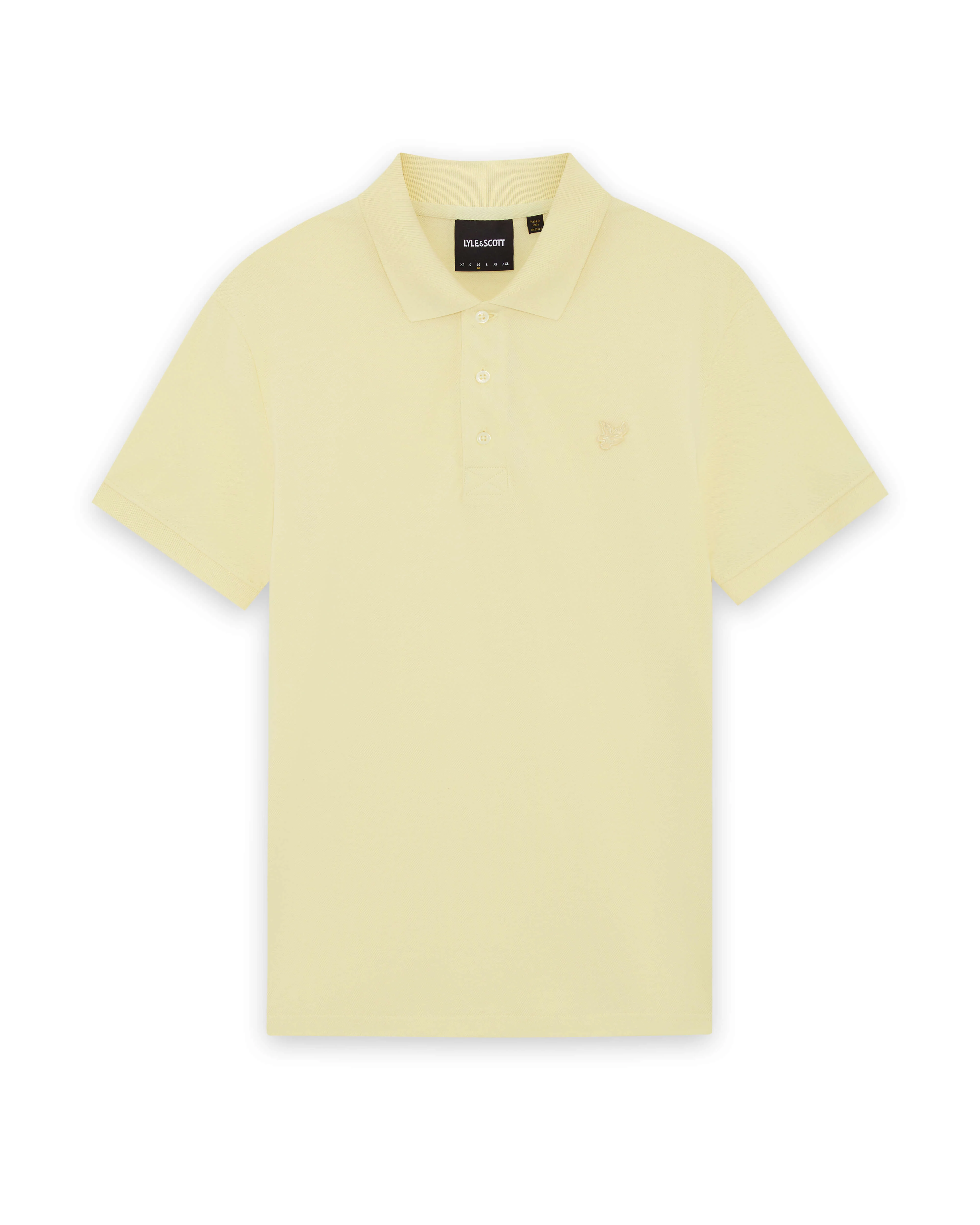 Polo's korte mouw geel Lyle & Scott