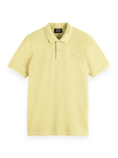 Polo's korte mouw geel Scotch & Soda