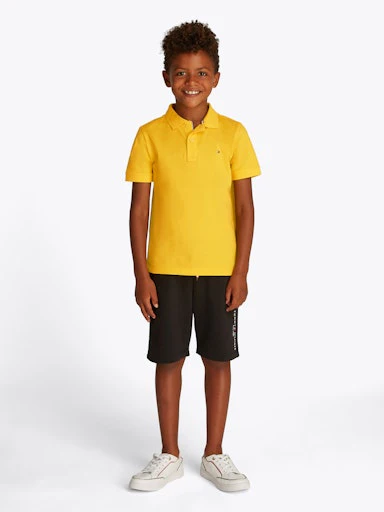 Polo's korte mouw geel Tommy Hilfiger