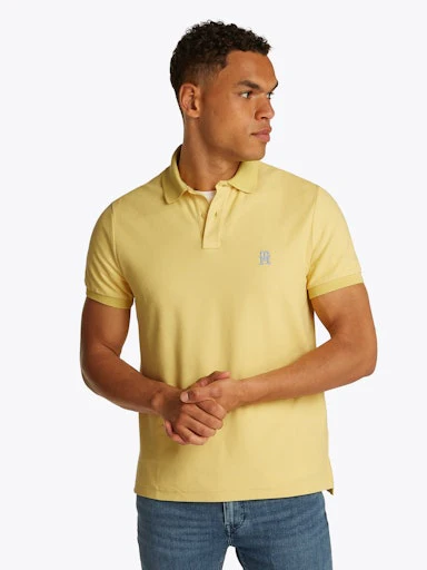 Polo's korte mouw geel Tommy Hilfiger
