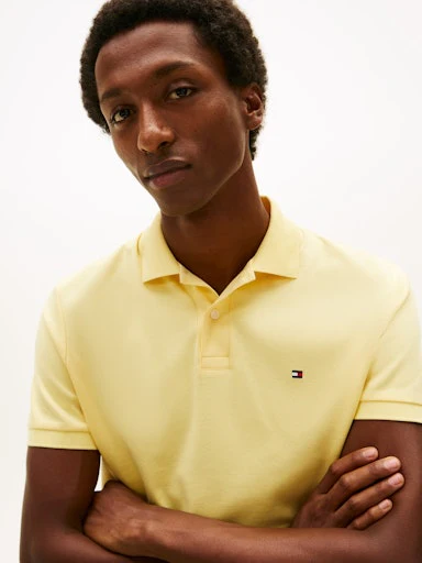 Polo's korte mouw geel Tommy Hilfiger - Image 4