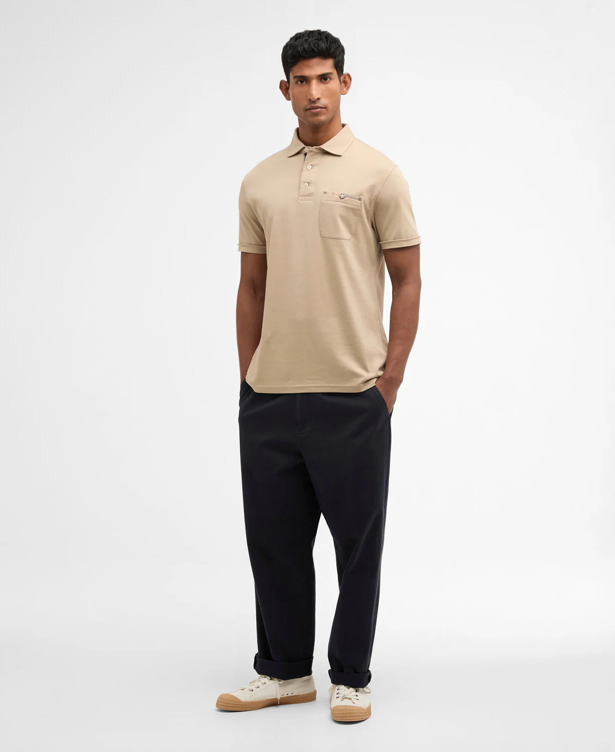 Polo's korte mouw grijs Barbour - Image 6