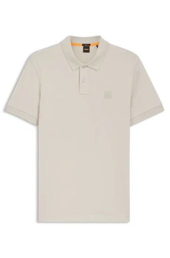 Polo's korte mouw grijs Boss Men Orange