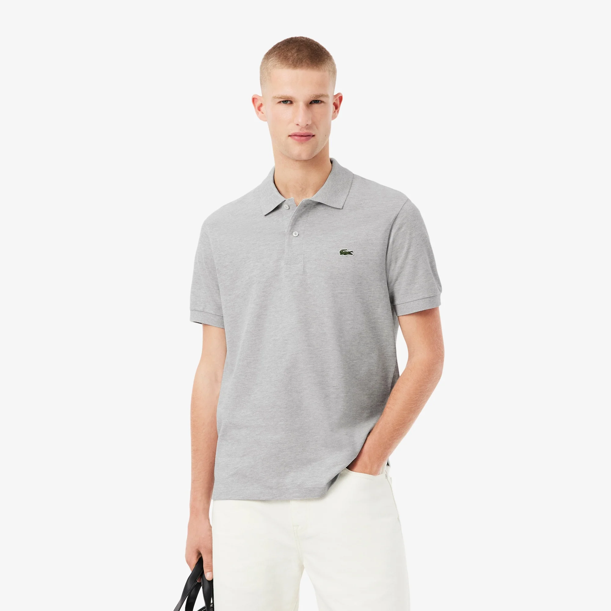 Polo's korte mouw grijs Lacoste
