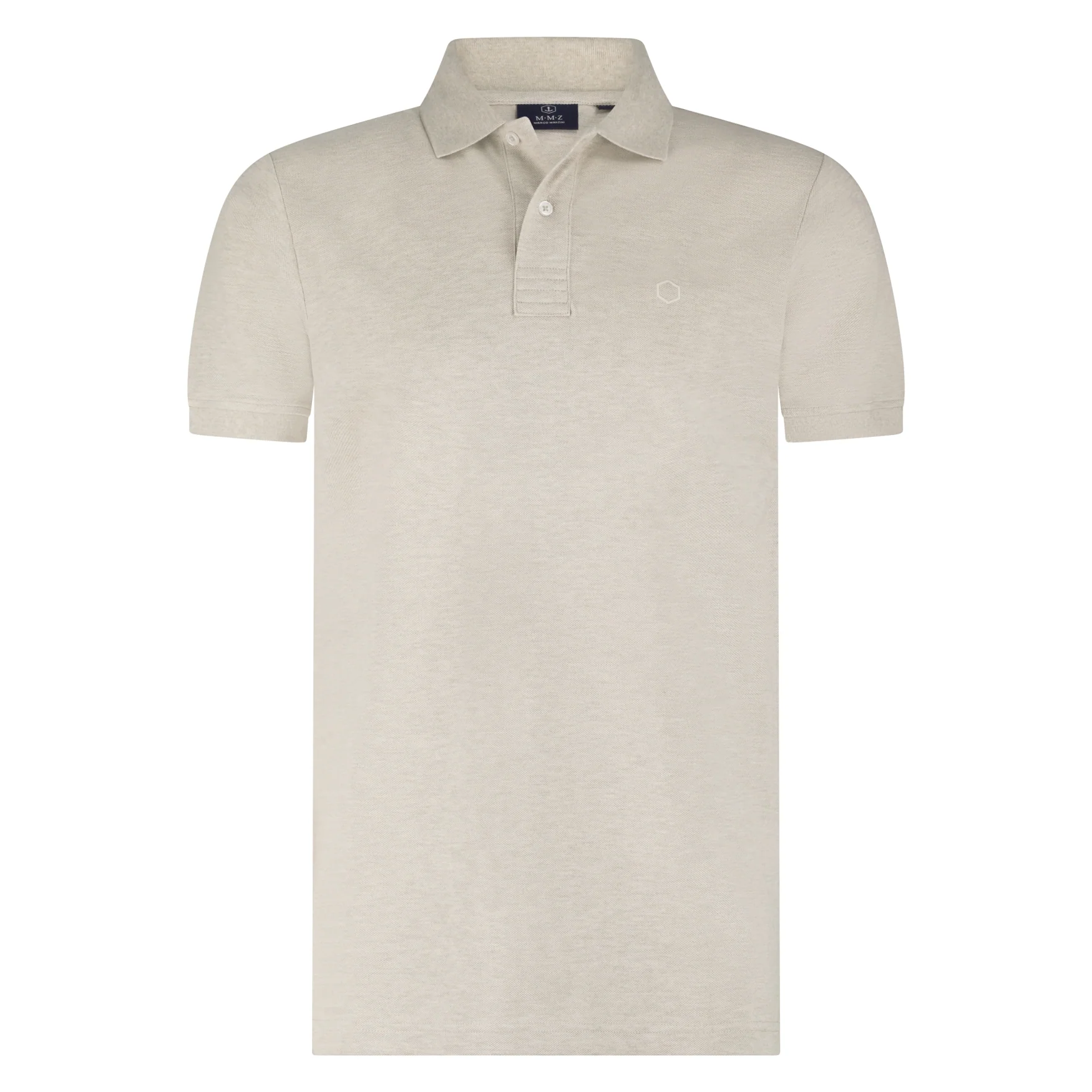 Polo's korte mouw grijs Marco Manzini