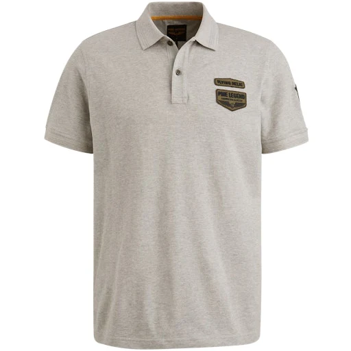 Polo's korte mouw grijs PME