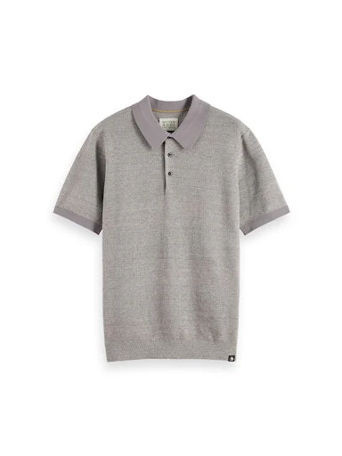 Polo's korte mouw grijs Scotch & Soda