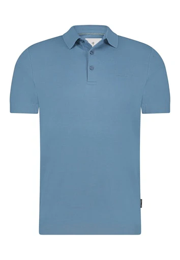 Polo's korte mouw blauw State of Art