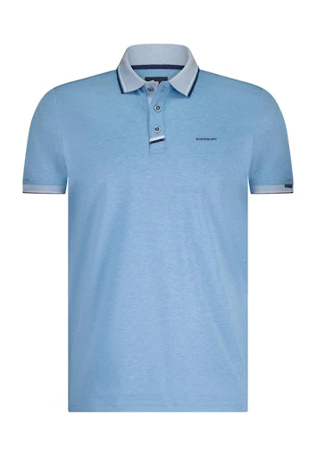 Polo's korte mouw blauw State of Art