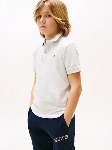 Polo's korte mouw grijs Tommy Hilfiger