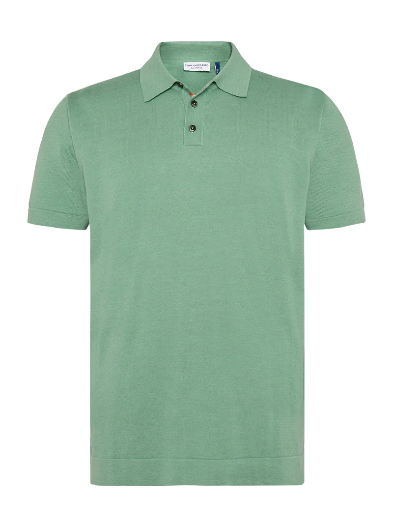 Polo's korte mouw groen A Fish Named Fred