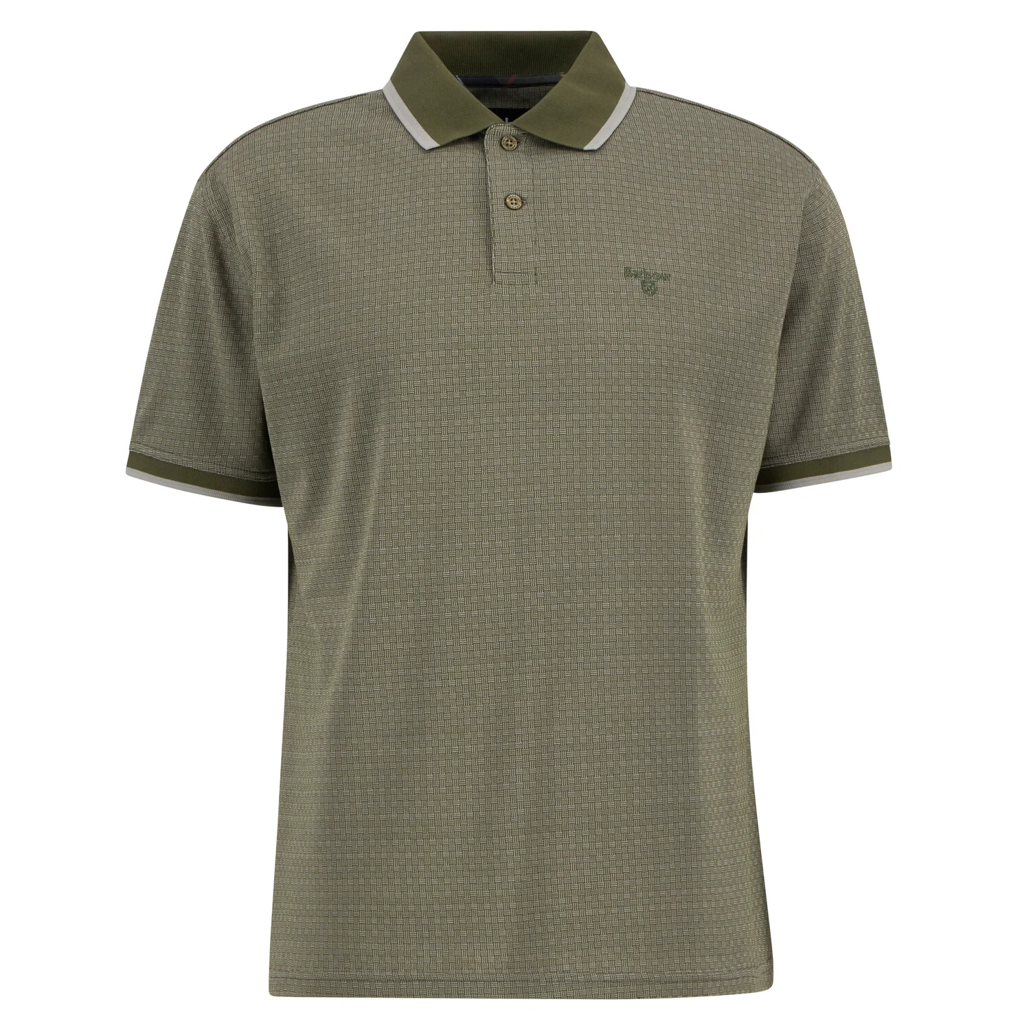 Polo's korte mouw groen Barbour
