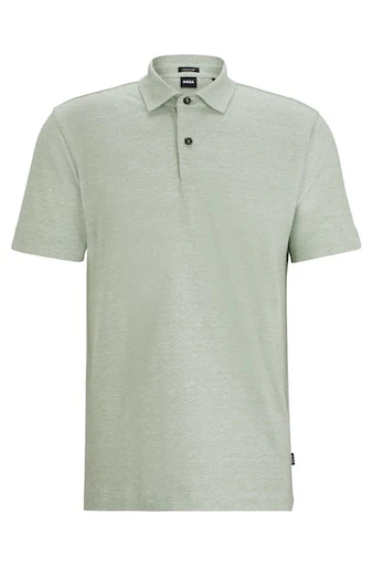 Polo's korte mouw groen Boss Men Black