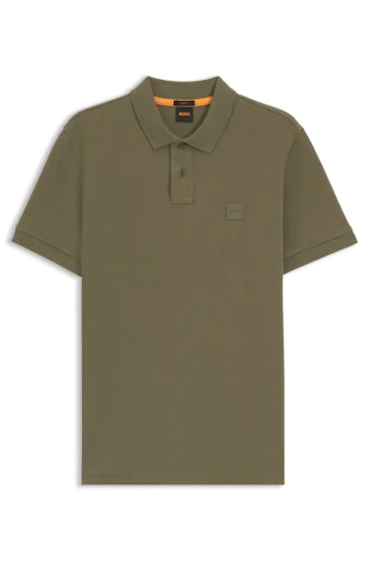 Polo's korte mouw groen Boss Men Orange