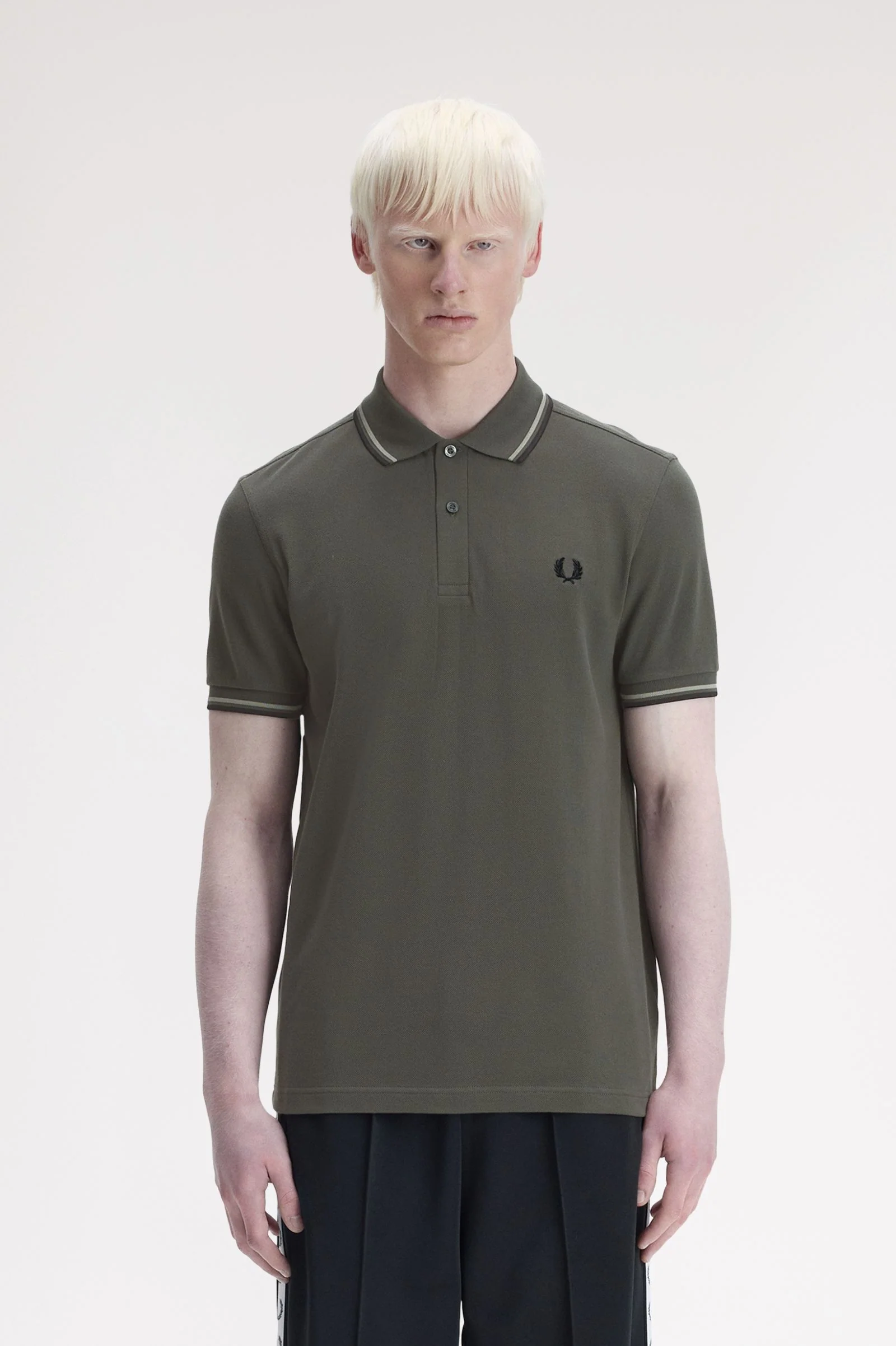 Polo's korte mouw groen Fred Perry