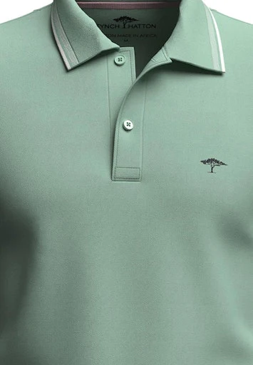 Polo's korte mouw groen Fynch-Hatton