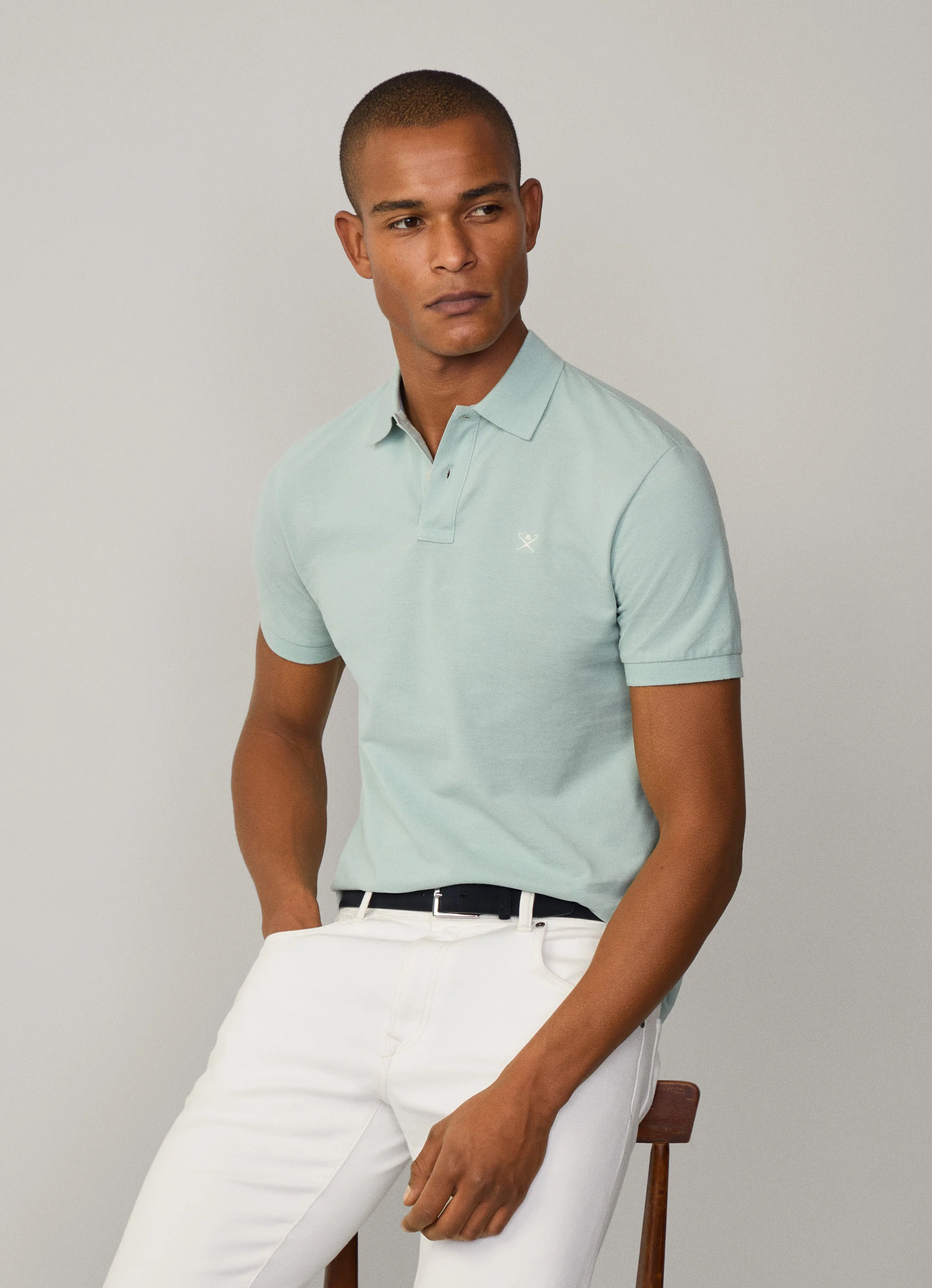 Polo's korte mouw groen Hackett London