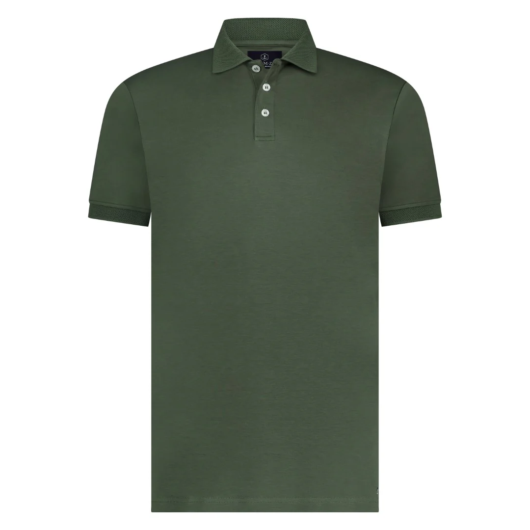 Polo's korte mouw groen Marco Manzini