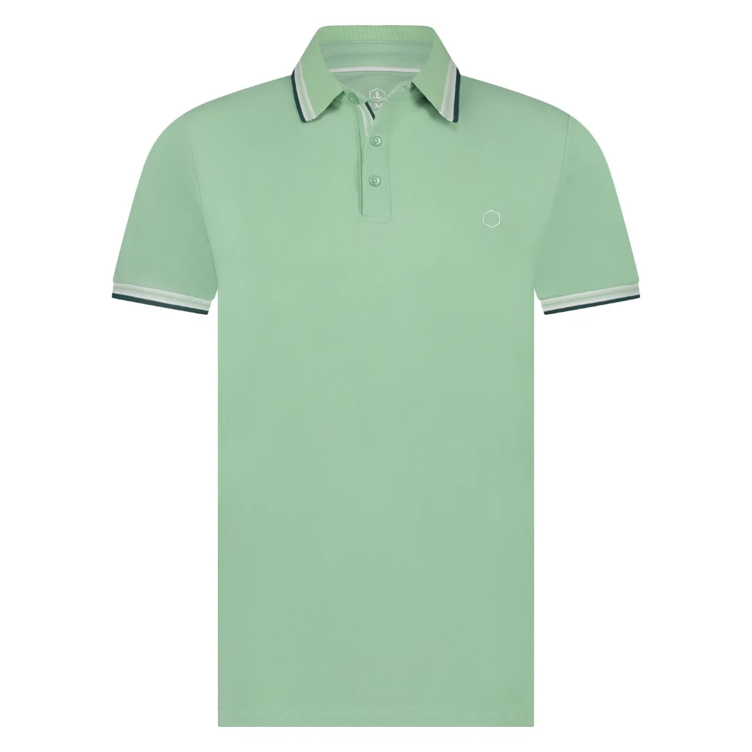 Polo's korte mouw groen Marco Manzini