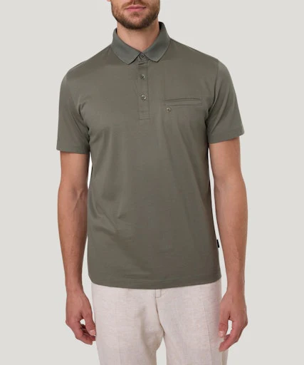 Polo's korte mouw groen Pierre Cardin