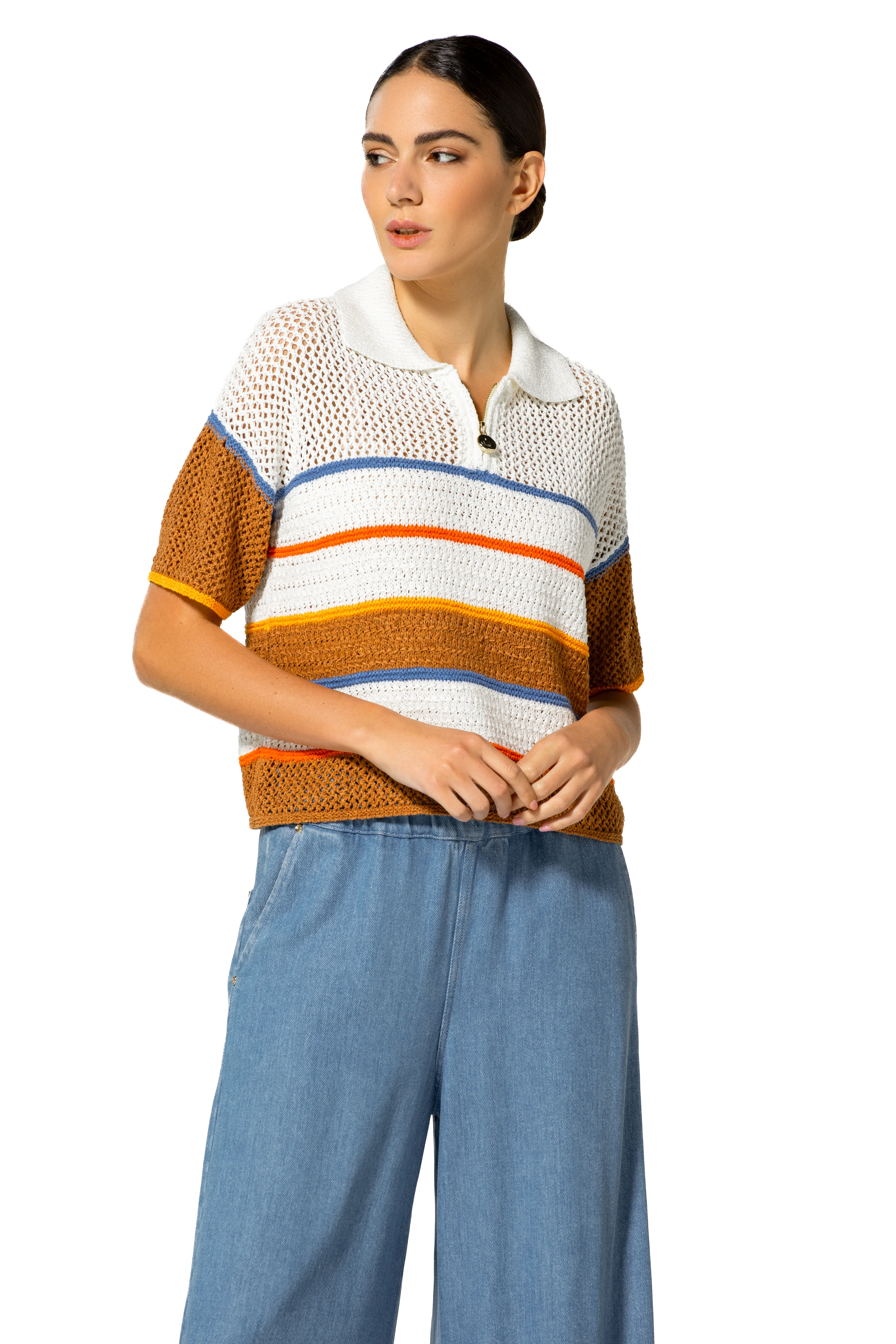 Polo's korte mouw multicolor Caroline Biss - Image 3