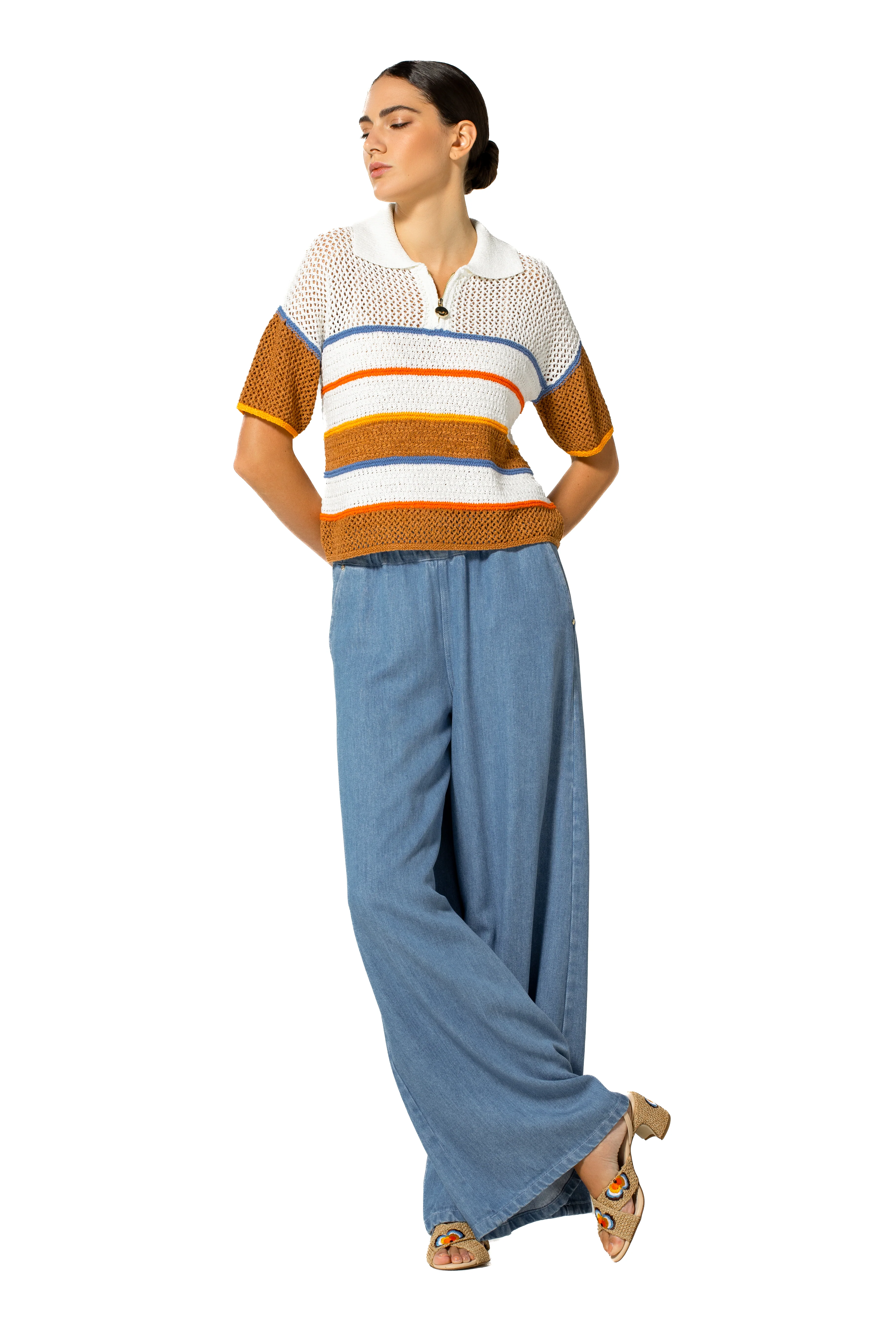 Polo's korte mouw multicolor Caroline Biss - Image 4
