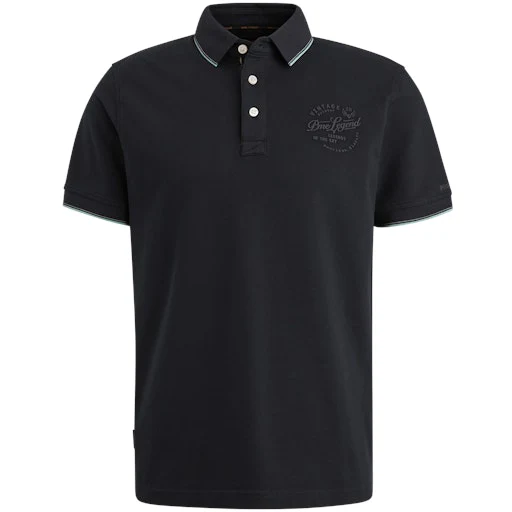 Polo's korte mouw navy PME