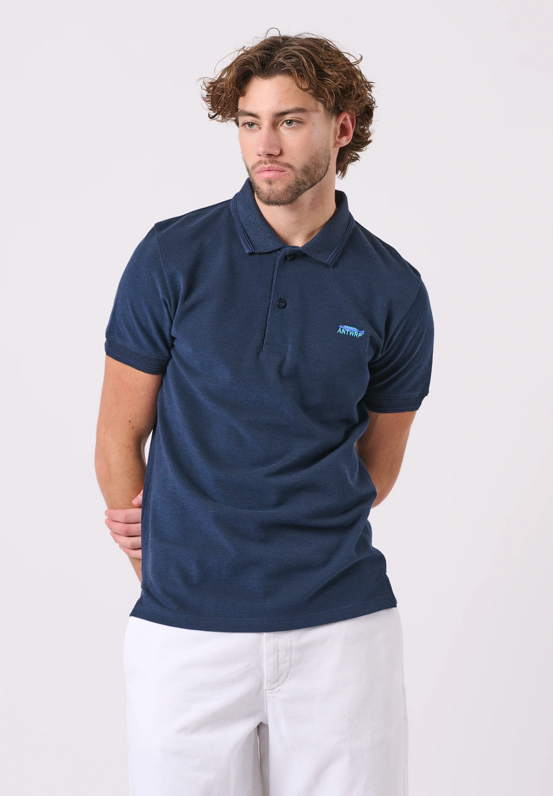 Polo's korte mouw navy ANTWRP
