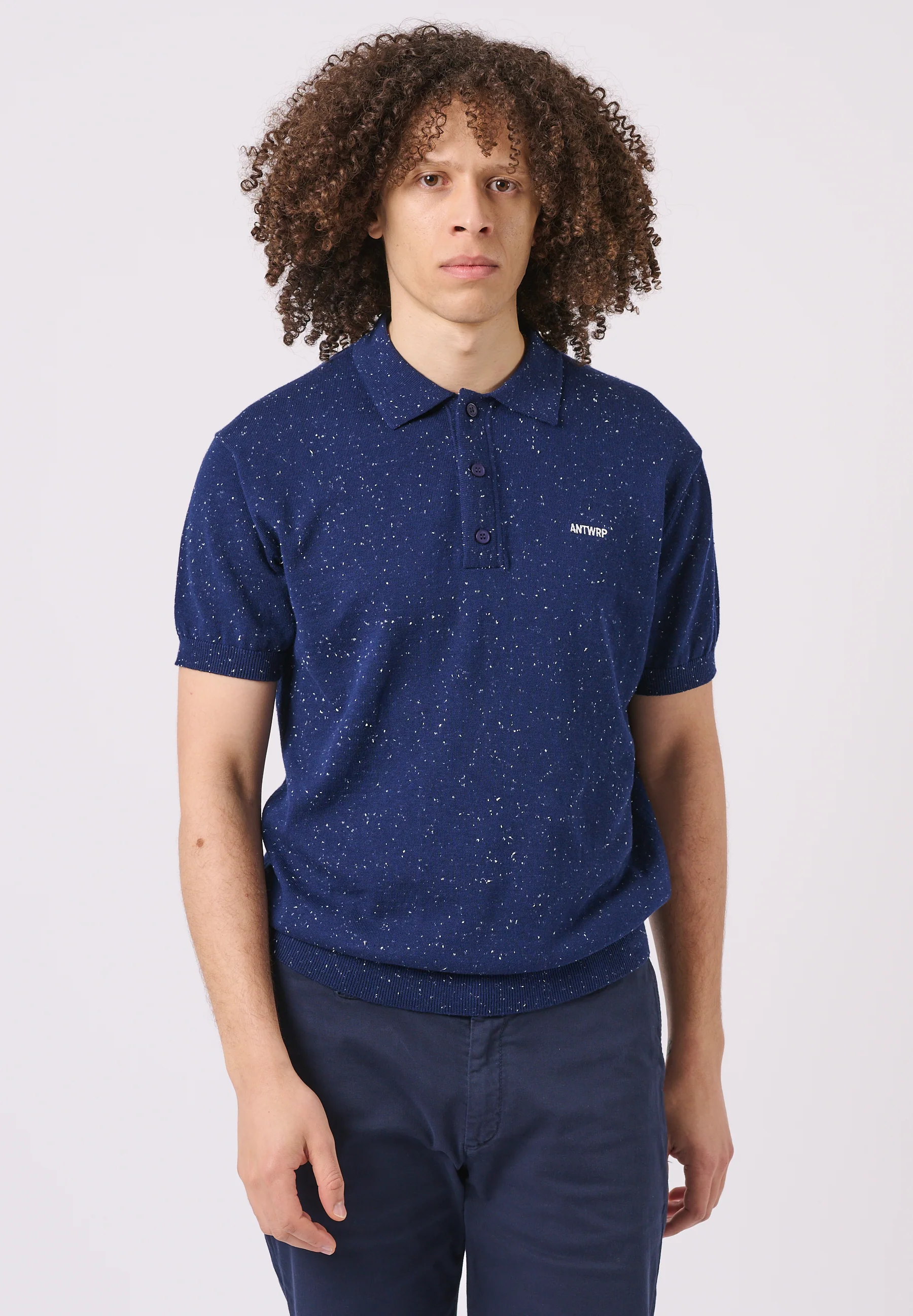 Polo's korte mouw navy ANTWRP - Image 3