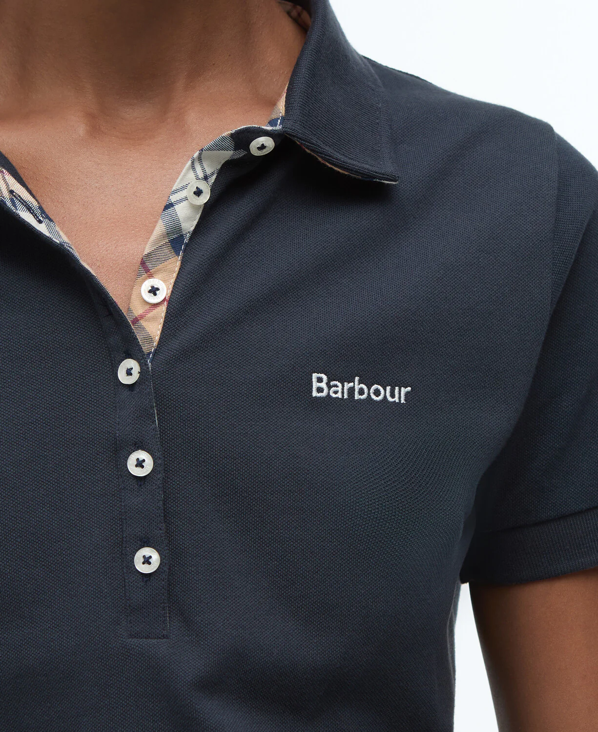 Polo's korte mouw navy Barbour - Image 3