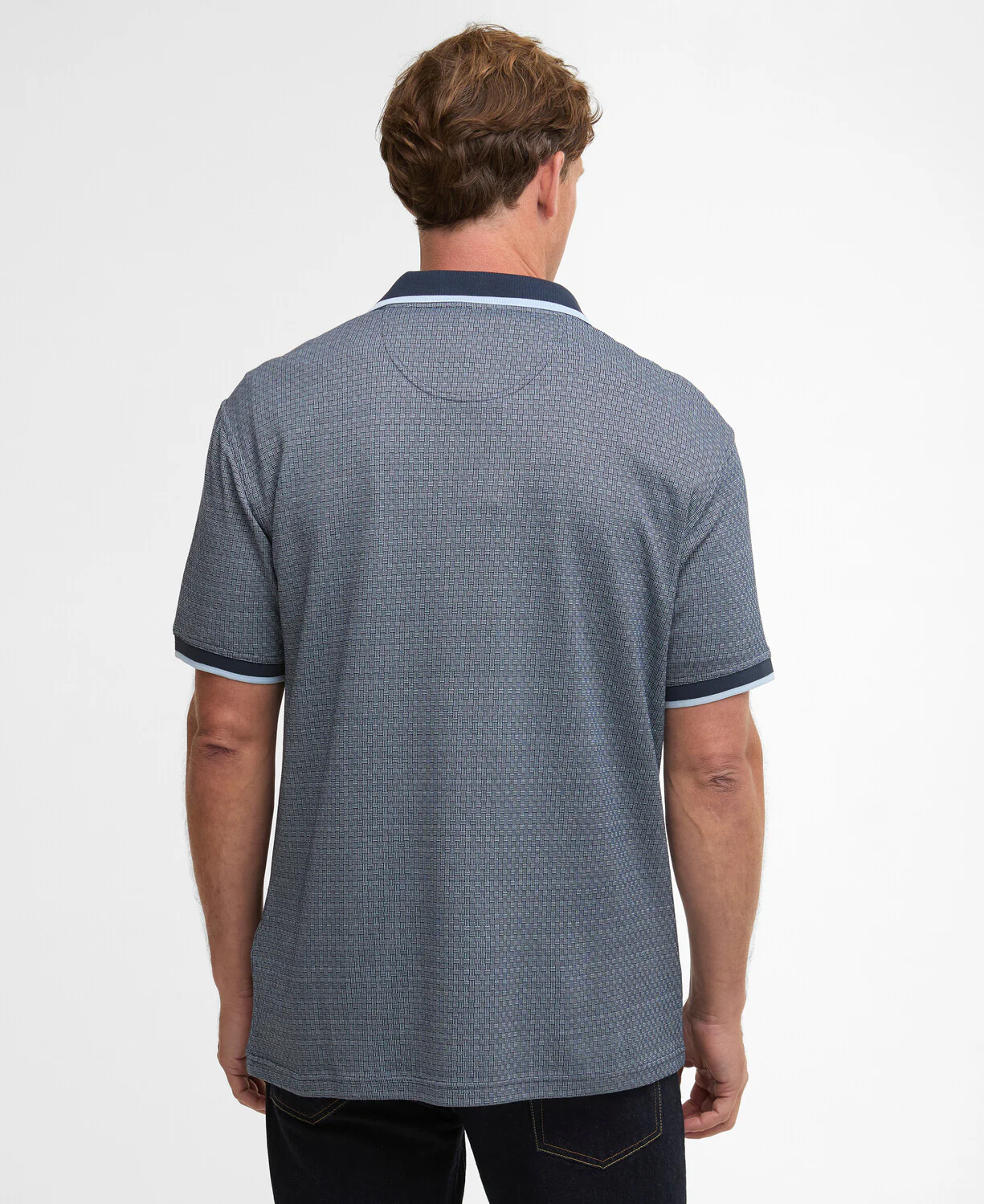 Polo's korte mouw navy Barbour - Image 4
